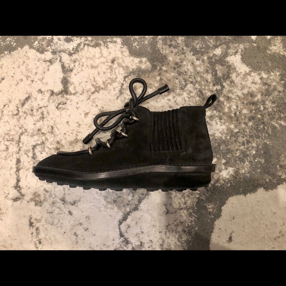 BALENCIAGA Pelle S.Gomma BabyDain Black Suede Boot